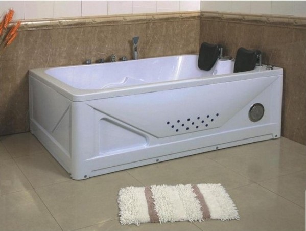   Two person Jacuzzi, 170x120, airpool and whirlpool system, chromotherapy - VS058