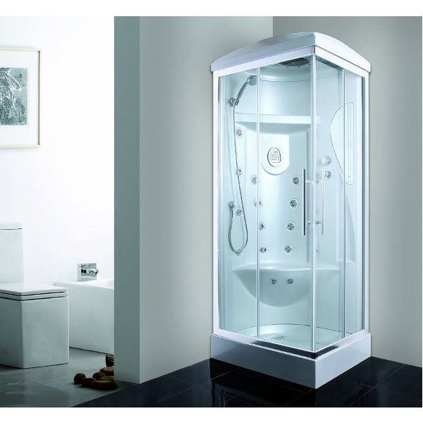 Cabina de ducha hidromasaje 100 x 70 cm - Portofino