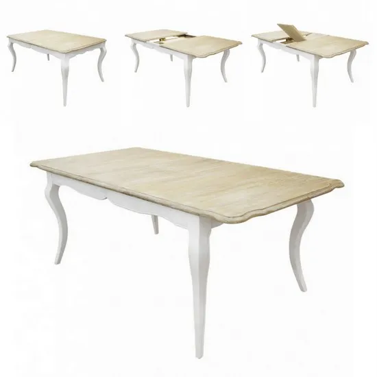 Muebles varios: Mesa redonda Vivian Color blanco mate, diámetro 100 o 120  cm también disponible con sillas