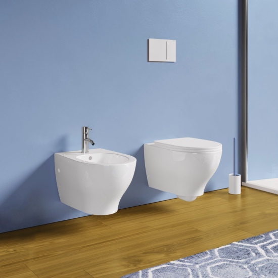 Badkeramik : Cover Hänge-WC und Bidet, modern, aus Keramik