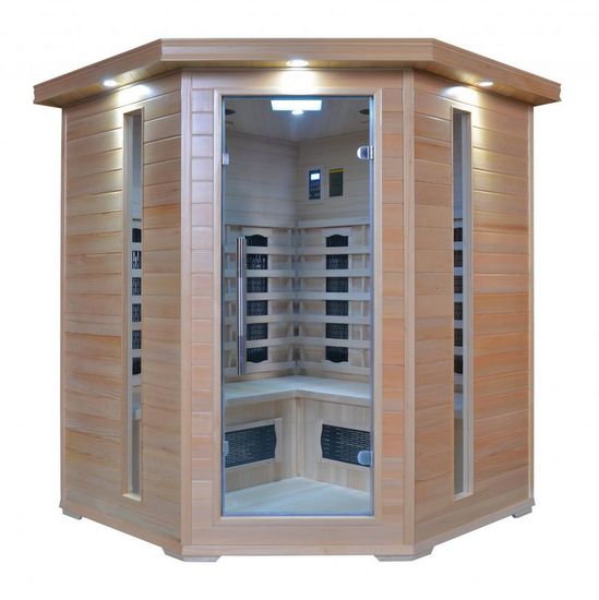 Sauna de infrarrojos, ideal para 4 personas cromoterapia pr